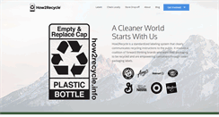 Desktop Screenshot of how2recycle.info